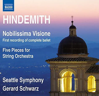 the album cover for Seattle Symphony Orchestra - Nobilissima Visione & Five Pieces for STR Orch