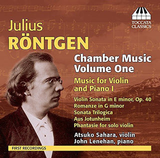 the album cover for Roentgen - Chamber Music 1 Music for Violin & Pno I