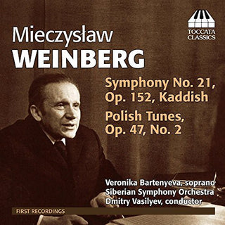 the album cover for Weinberg - Sym 21 Kaddish & Polish Tunes