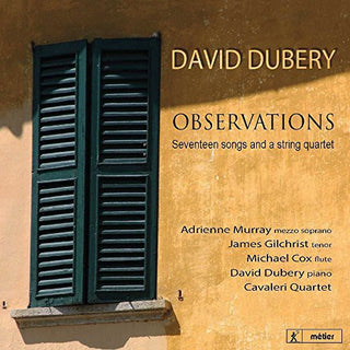 the album cover for Dubery - Observations-17 Songs & a STR QRT