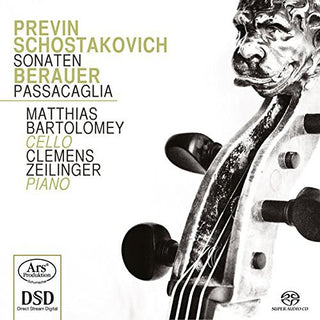 the album cover for Previn / Schostakovich / Berauer - Sonaten & Passacaglia