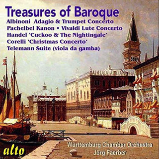 the album cover for Faer / Wurttemburg Chamber Orch - Treasures of the Baroque