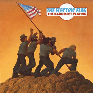 the album cover for Electric Flag - The Band Kept Playing
