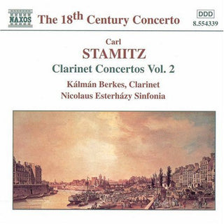 the album cover for F. KROMMER - Clarinet Concertos 2