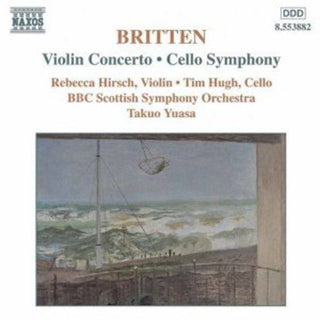 the album cover for REBECCA HIRSCH - Violin Concerto / Cello Symphony
