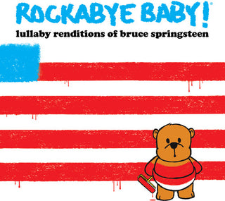 the album cover for Rockabye Baby! - Lullaby Renditions of Bruce Springsteen
