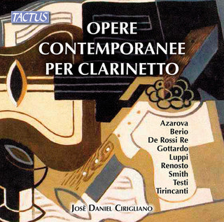 the album cover for Gottardo / Jose Daniel Cirigliano - Contemporary Clarinet Works