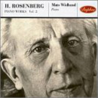 the album cover for Hilding Rosenberg - Suite / Sonata 2 / Sonata 4
