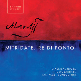 the album cover for Mozart - Mitridate Re Di Ponto
