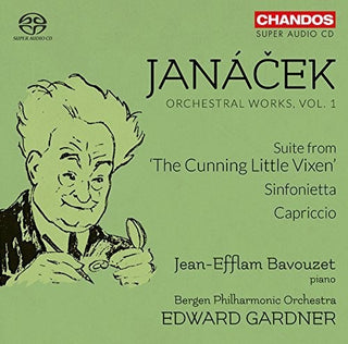 the album cover for Janacek / Bavouzet / Bergen Philarmonic Orch - Orchestral Works 1