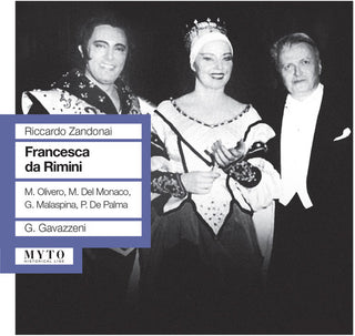 the album cover for Zandonai / Olivero / Perotti / Campi / Malaspina - Francesca Da Rimini