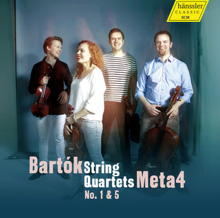 the album cover for Bartok / Meta4 Str Quartet - STR QRTS 1 & 5