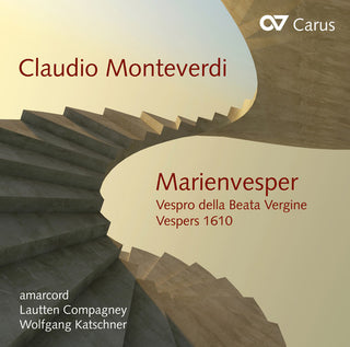the album cover for Monteverdi / Amarcord / Katschner - Marienvesper