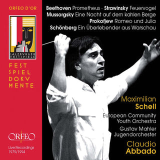 the album cover for Stravinsky / Mussorgsky - In Memoriam Claudio Abbado