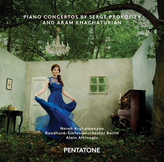 the album cover for Prokofiev / Khachaturian - Pno Cons