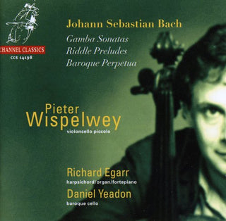 the album cover for Richard Egarr - Gamba Sonatas Riddle Preludes.