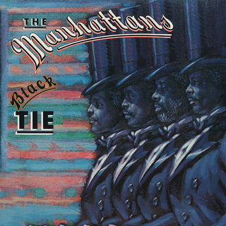 the album cover for Manhattans - Black Tie