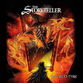 the album cover for Storyteller - Sacred Fire