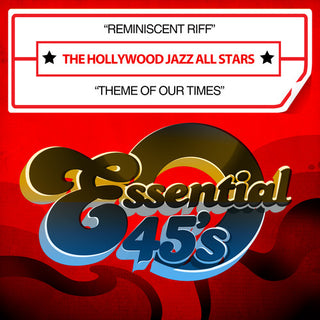 the album cover for The Hollywood Jazz All Stars - Reminiscent Riff / Theme of Our Times