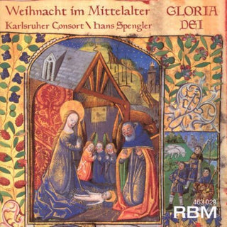 the album cover for De La Halle / Spengler / Karlsruher Consort - Gloria Dei-Christmas in the