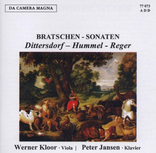 the album cover for Dittersdorf / Hummel / Reger / Kloor - Sons for Viola