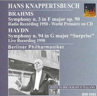 the album cover for Brahms / Haydn - Sym 3