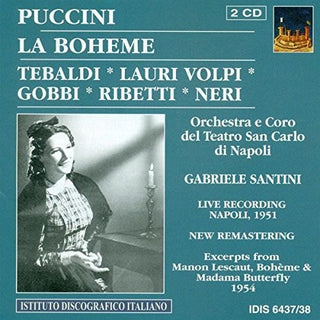 the album cover for Renata Tebaldi - Puccini, G.: Boheme (La) [Opera] (1954)