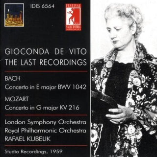 the album cover for GIOCONDA DE VITO - Violin Con