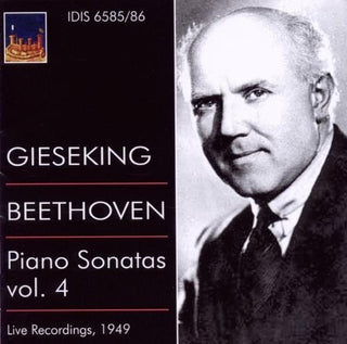 the album cover for WALTER GIESEKING - Pno Sons