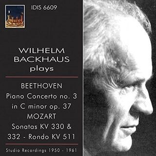 the album cover for WILHELM BACKHAUS - Wilhelm Backhaus Plays 1950