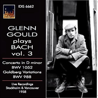 the album cover for Glenn Gould - Glenn Gould Plays Bach 3