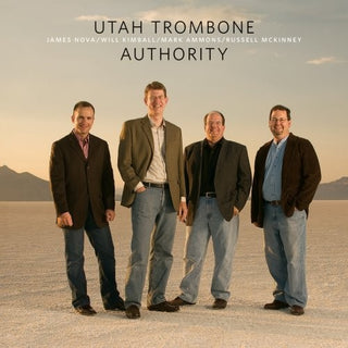 the album cover for James Nova - Utah Trombone Authority