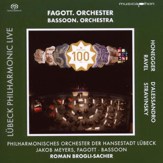 the album cover for Roman Brogli-Sacher - Lubeck Philharmonic Live 3