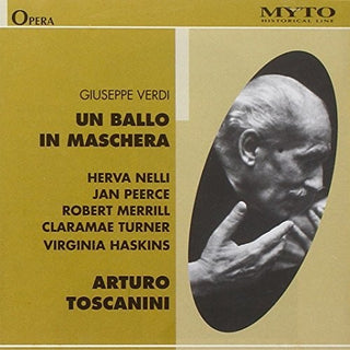 the album cover for Verdi / Nelli / Peerce / Turner / Toscanini - Un Ballo in Maschera