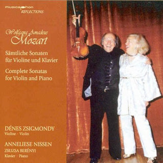 the album cover for Denes Zsigmondy - Complete Sonatas for Violin & Piano