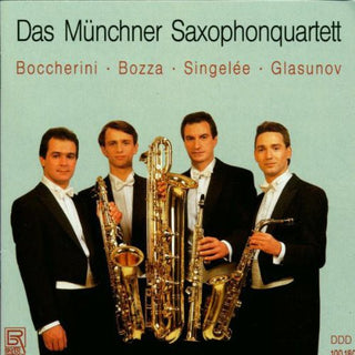 the album cover for Boccherini / Munchner - Das Munchner Saxophon QRT