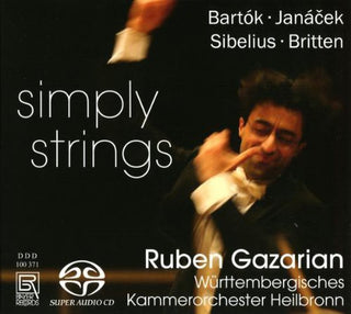 the album cover for Bartok / Gazarian / Wurttembergisches - Simply Strs-Werke Fur