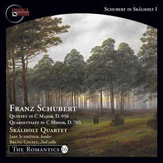 the album cover for Schubert / Schroder / Skalholt Str Qrt - Schubert in Skalholt