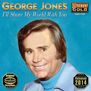 the album cover for George Jones - I'll Share My World with You
