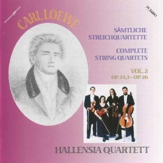 the album cover for Loewe / Hallensia Qrt - Loewe: Comp STR QRT