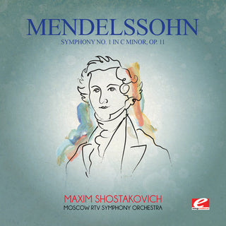 the album cover for Moscow RTV Symphony Orchestra - Mendelssohn: Symphony No 1 in C minor Op 11