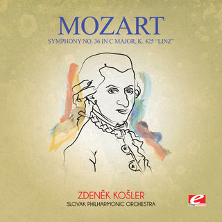the album cover for Slovak Philharmonic Orchestra - Symphony No. 36 in C Major K. 425 Linz