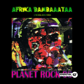 the album cover for Afrika Bambaataa - Planet Rock 98