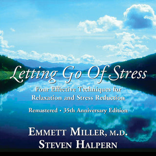 the album cover for Emmett Miller / Halpern,Steven - Letting Go Of Stress [Remastered] (Jewl)