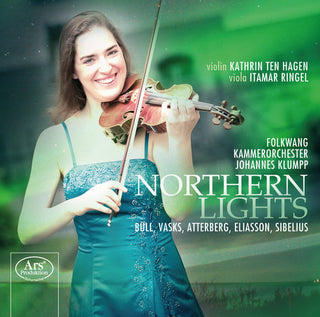 the album cover for Ole Bull / Vasks / Atterberg / Eliasson / Sibelius - Northern Lights
