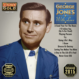 the album cover for George Jones - With Love