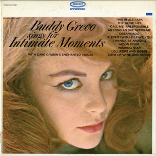 the album cover for Buddy Greco - Sings for Intimate Moments