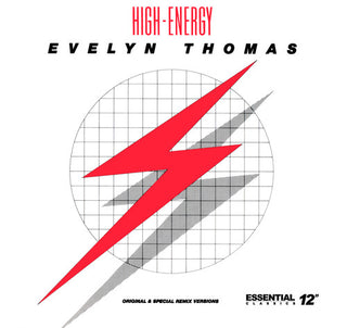 the album cover for Evelyn Thomas - High Energy