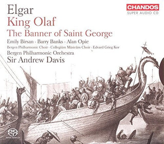 the album cover for Elgar / Birsan / Banks / Opie / Bergen Philharm - King Olaf