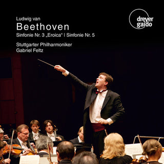 the album cover for Beethoven / Stuttgarter Philharmoniker / Feltz - Symphonies Nos. 3 & 5